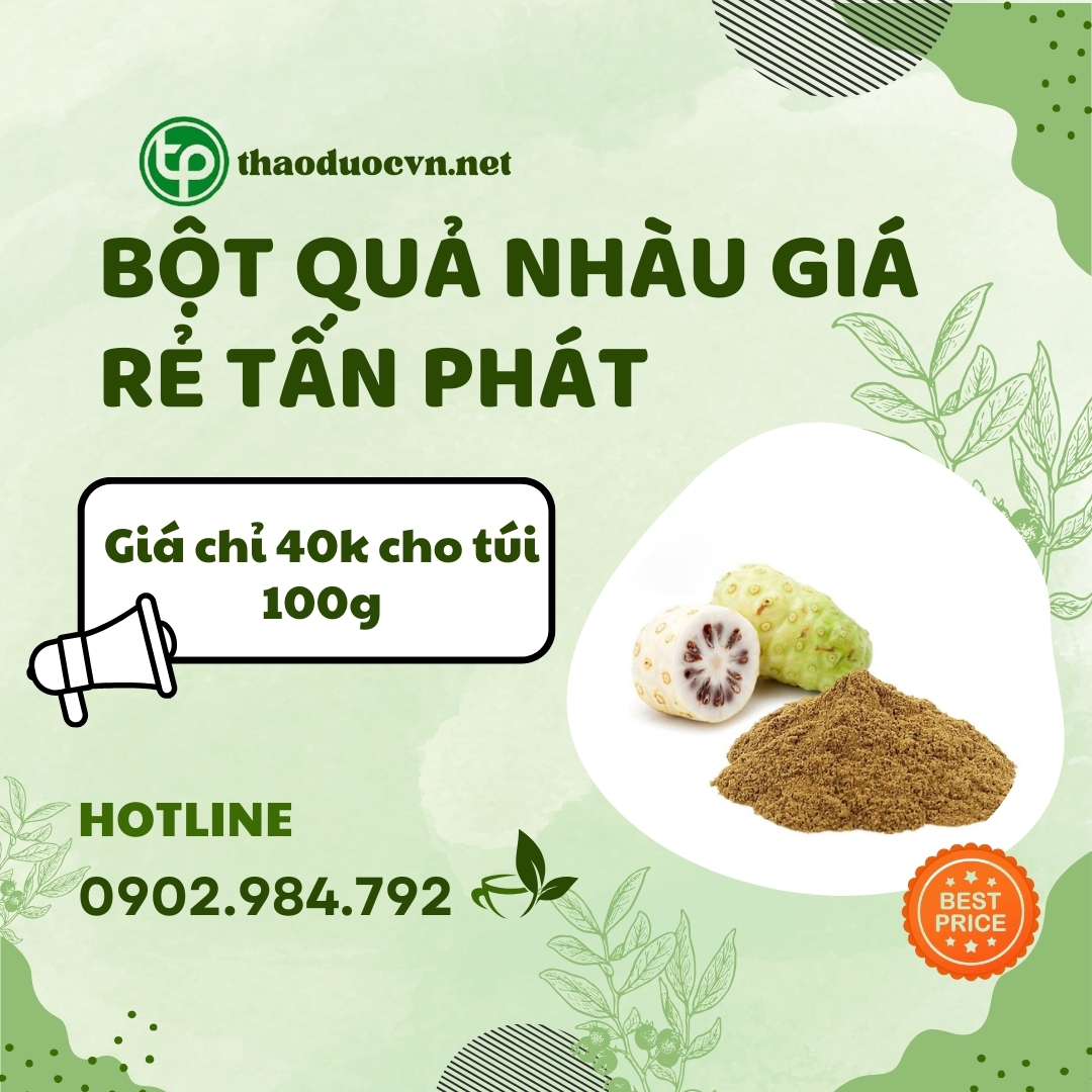 Mua bột quả nhàu giá rẻ tại HCM