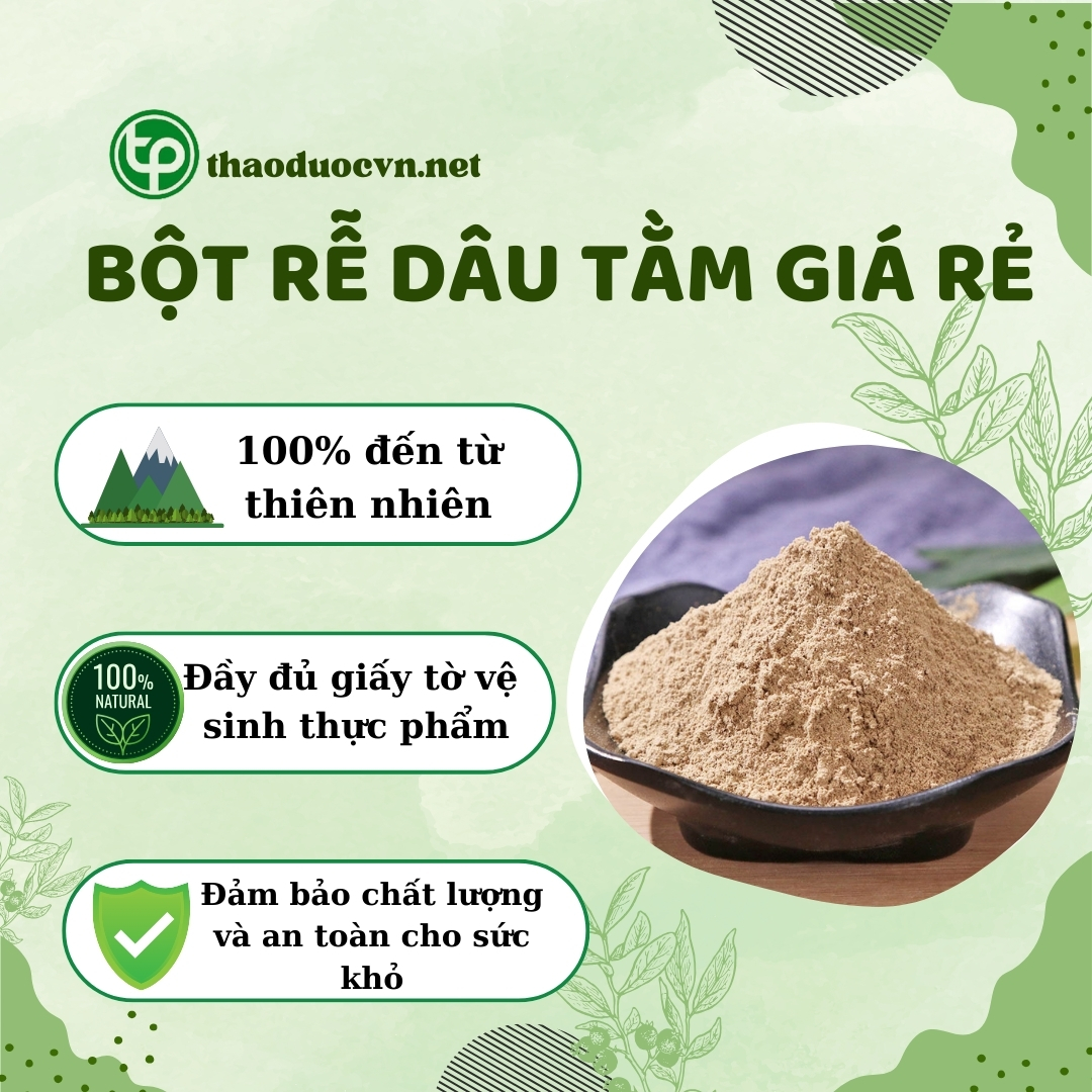 Tấn Phát là địa chỉ bán bột rễ dâu tằm giá rẻ tại HCM