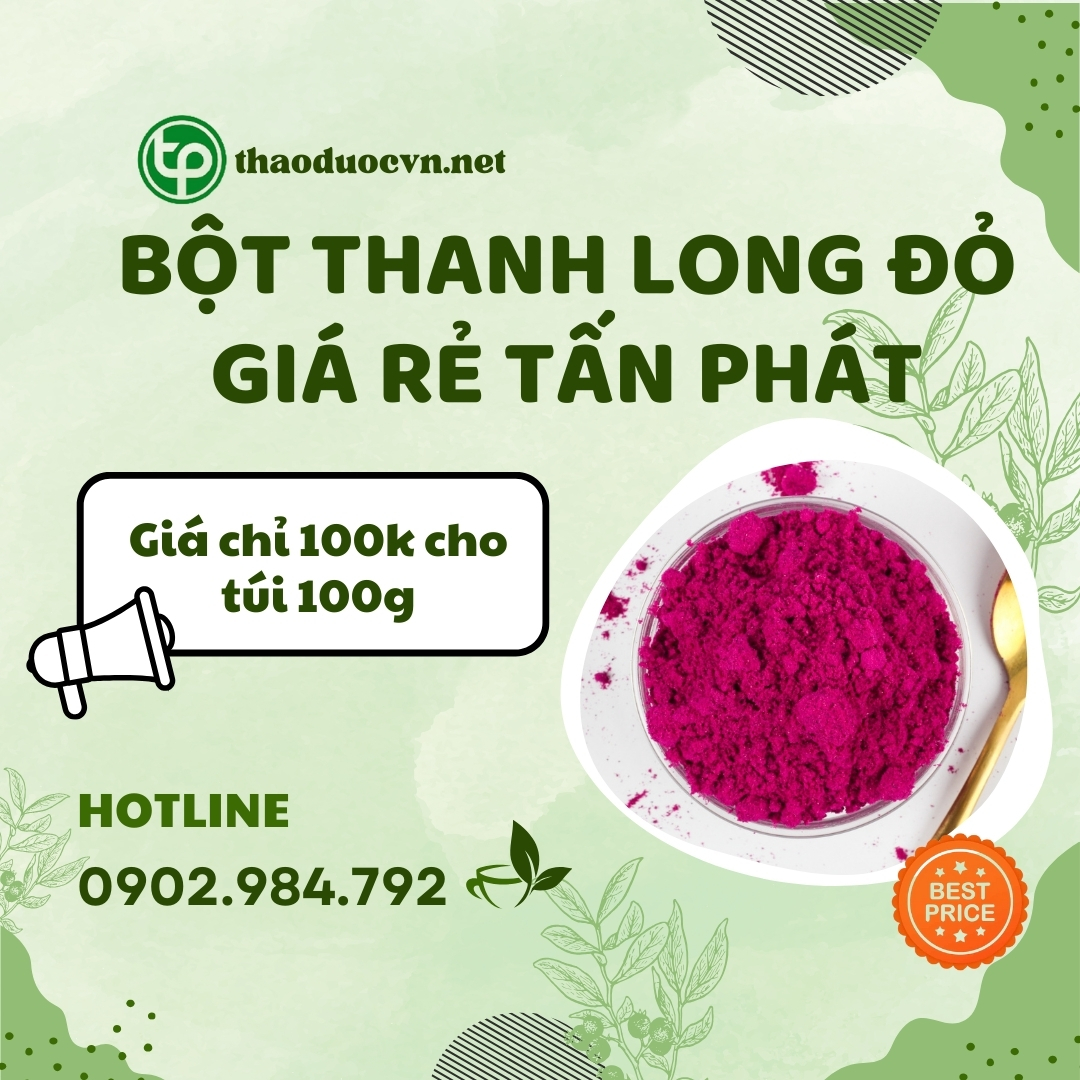 Mua bột thanh long đỏ giá rẻ tại HCM