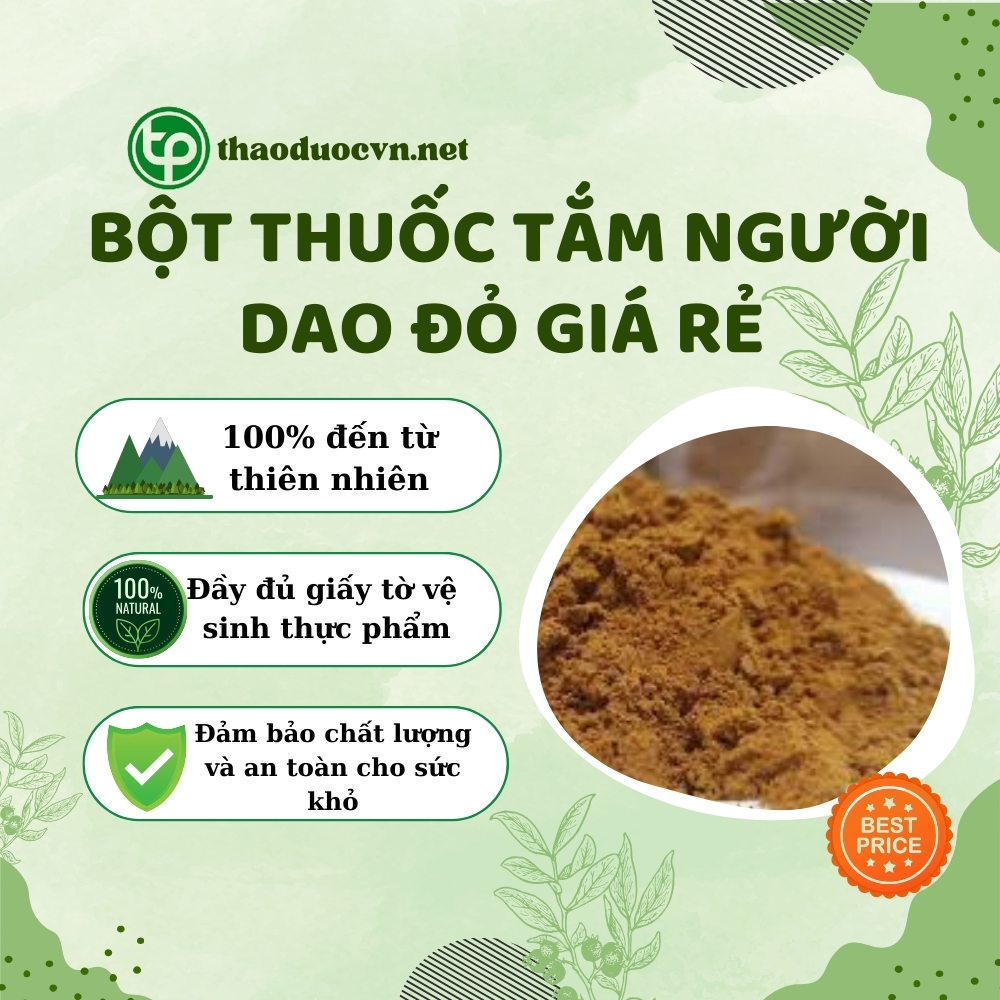 Cam kết khi mua bột thuốc tắm người Dao đỏ giá rẻ tại Tấn Phát