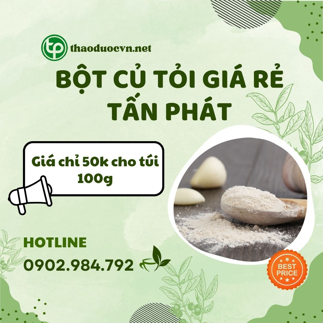 Mua bột củ tỏi giá rẻ tại HCM