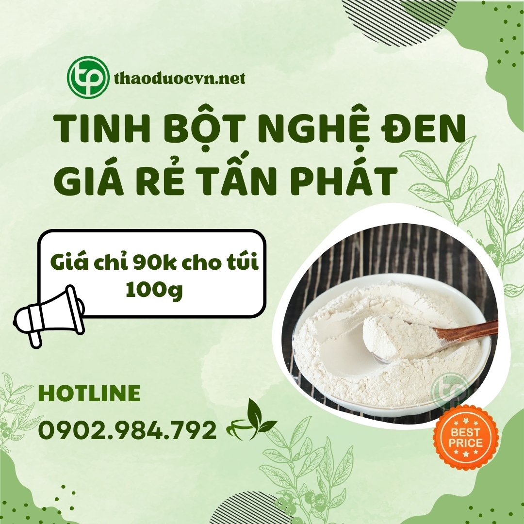 Mua tinh bột nghệ đen tại HCM