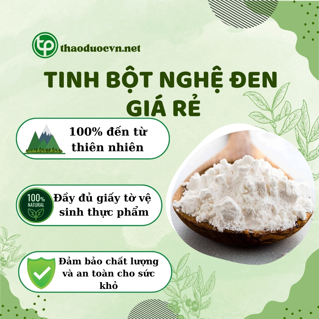 Tấn Phát hiện là địa chỉ bán tinh bột nghệ đen giá rẻ tại TP.HCM