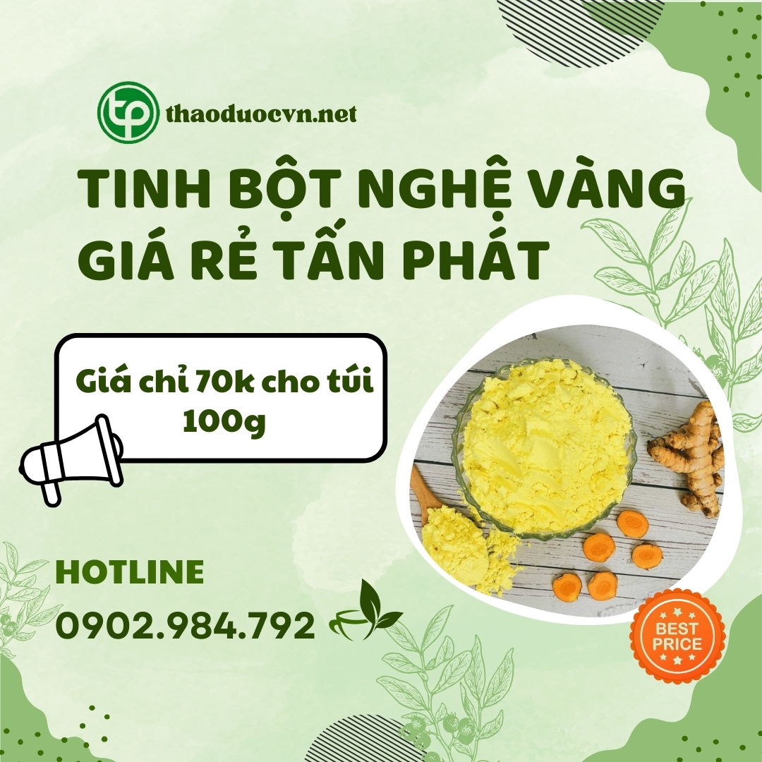 Mua tinh bột nghệ vàng giá rẻ tại HCM