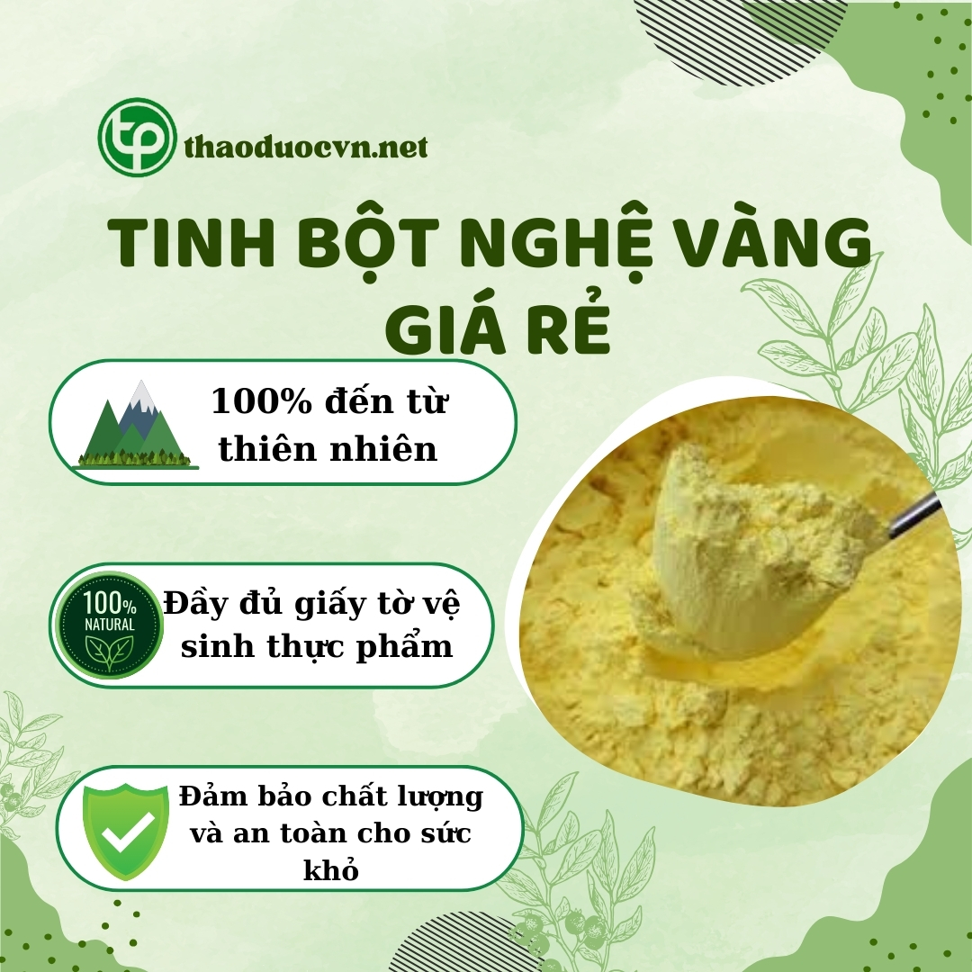 Thảo Dược Tấn Phát - Nơi bán tinh bột nghệ vàng giá rẻ tại TP.HCM uy tín