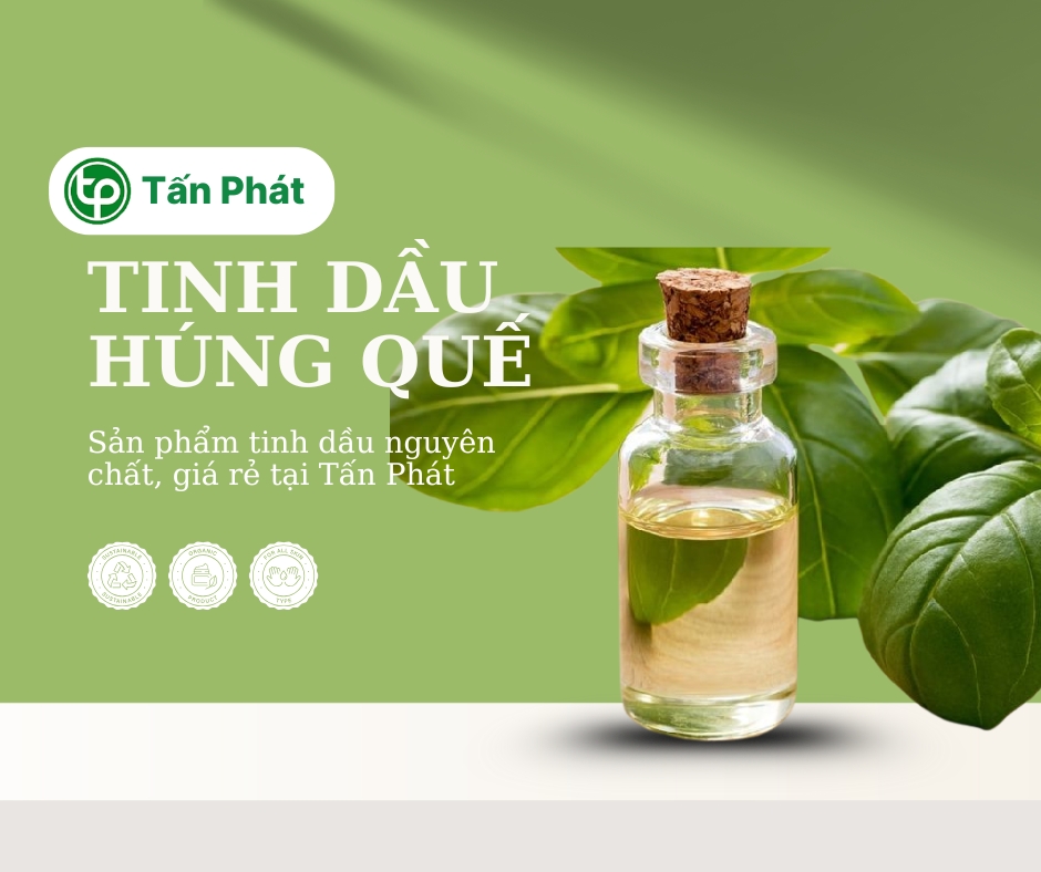 Cam kết khi mua tinh dầu húng quế giá rẻ tại Tấn Phát