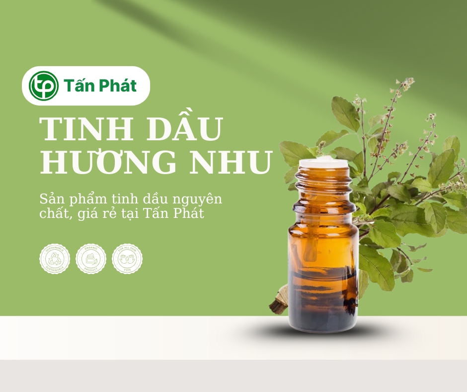 Cam kết khi mua tinh dầu hương nhu giá rẻ tại Tấn Phát