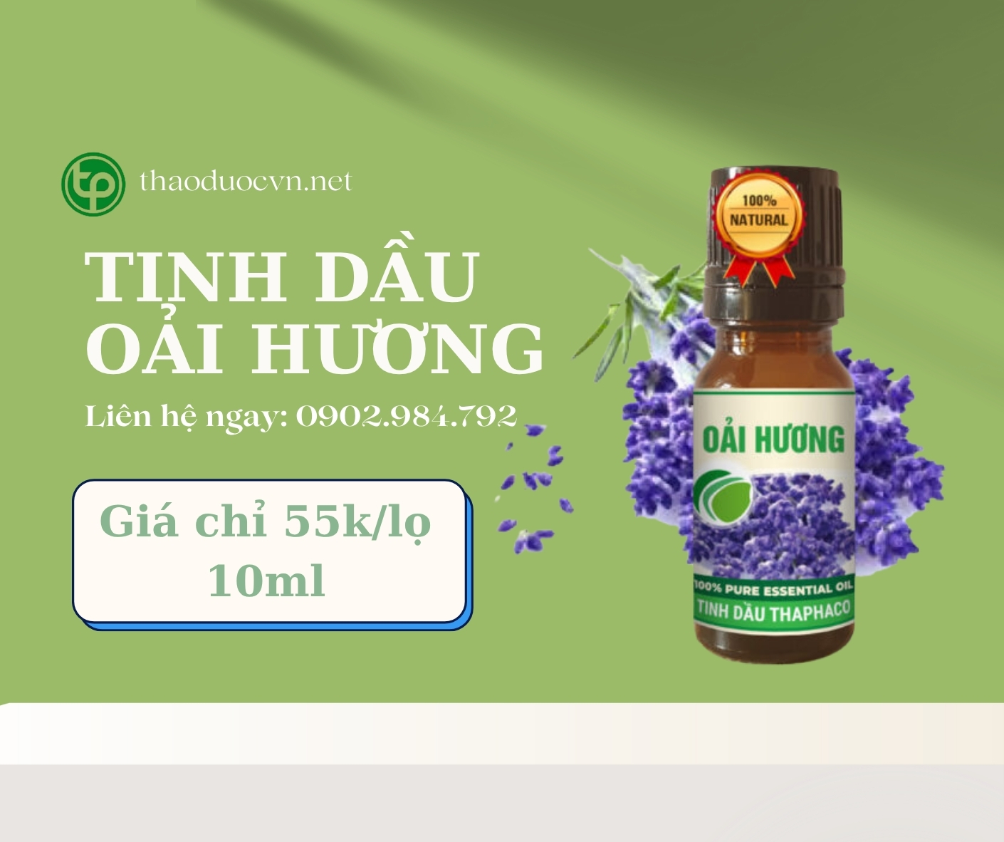 Mua tinh dầu oải hương giá rẻ tại HCM