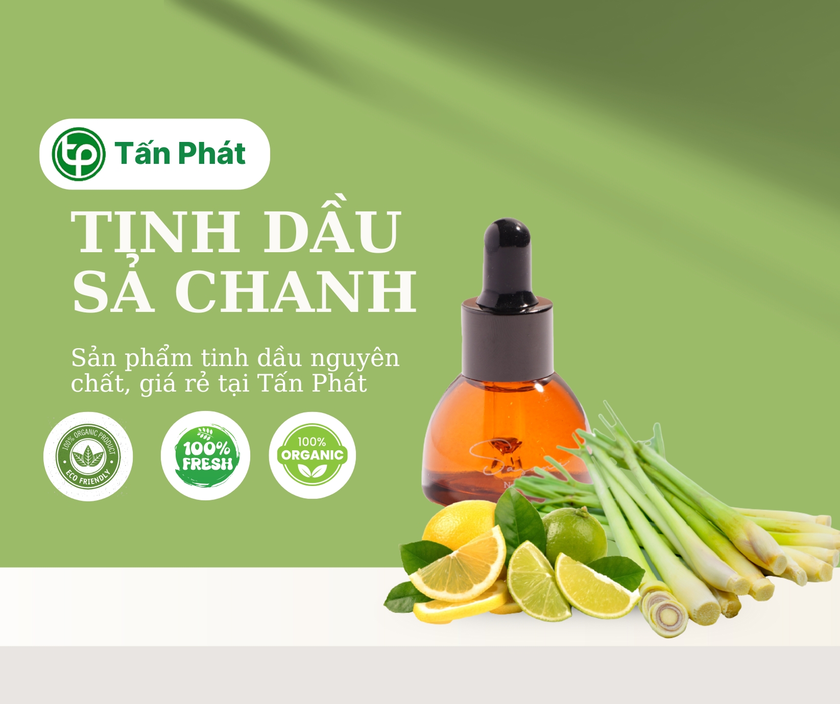 Tấn Phát là địa chỉ bán tinh dầu sả chanh giá rẻ tại TP.HCM uy tín