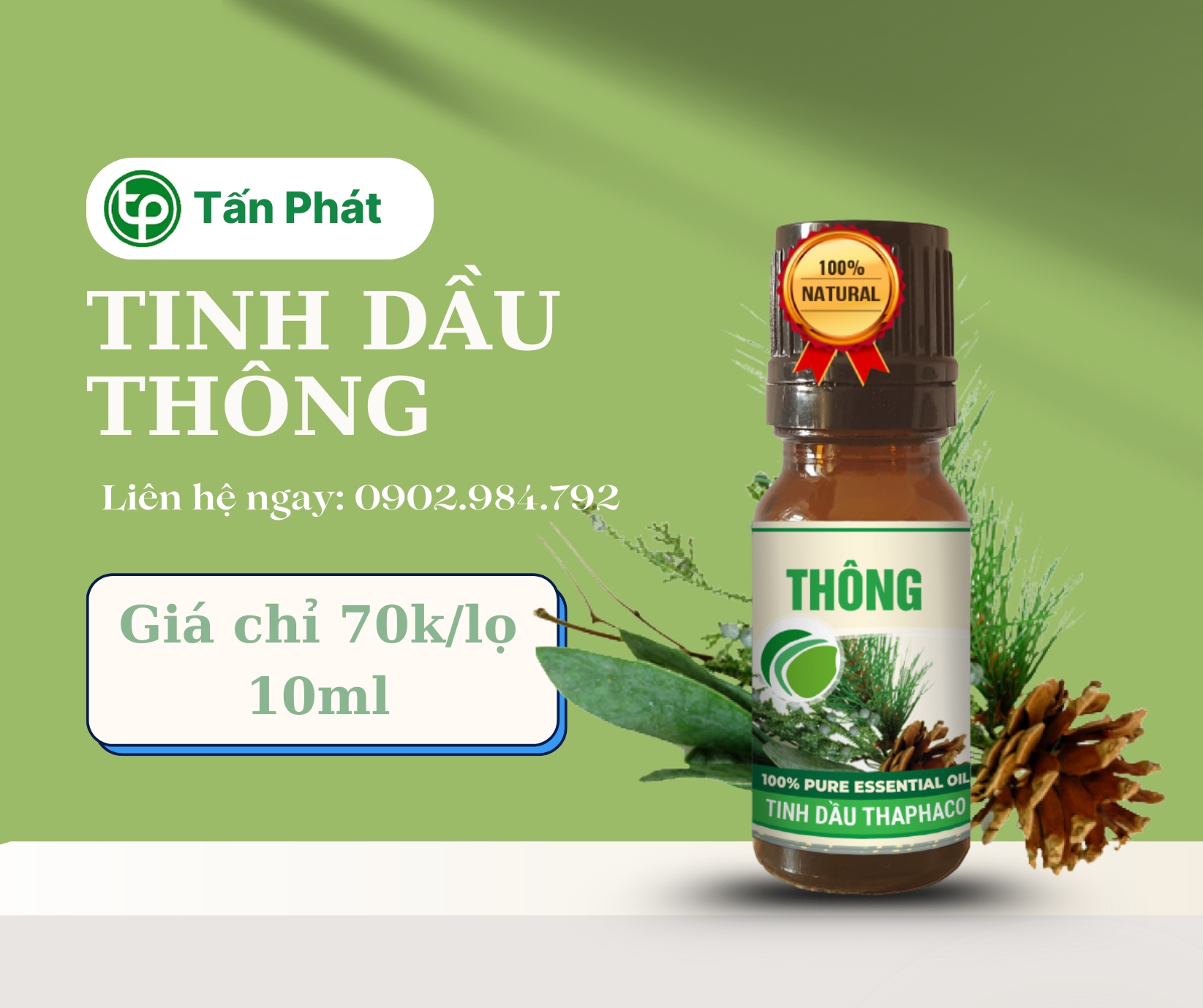 Mua tinh dầu thông giá rẻ tại HCM