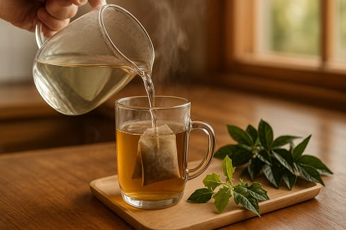 Trà cà gai leo và xạ đen giúp tăng cường chức năng gan