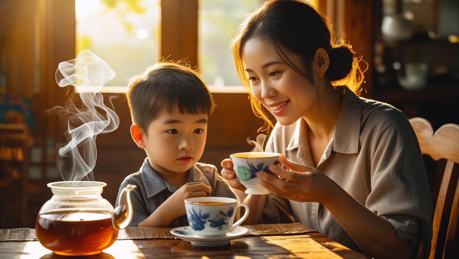 Trẻ em dùng trà lá nam được không ?