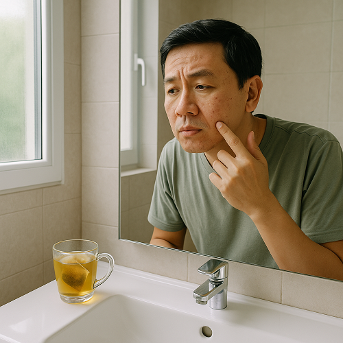 Dùng trà túi lọc chè dây cho người bị nóng gan được khồng ?