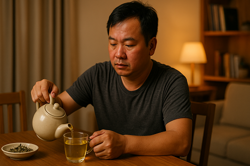 Người nóng gan có dùng trà túi lọc chè dây được không ?