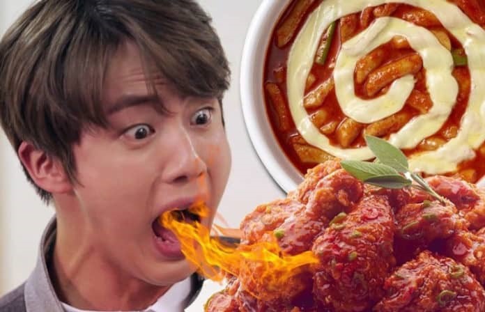 Uống trà an xoa nên kiêng đồ ăn cay nóng