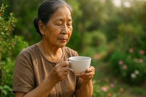 Người cao tuổi có dùng trà cà gai leo được không ?