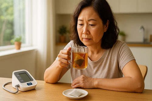 Người huyết áp thấp có dùng trà túi lọc an xoa được không ?