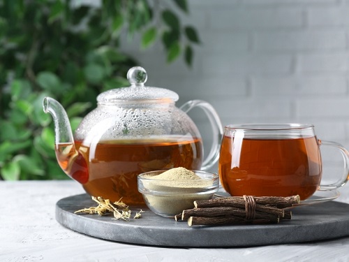 Uống trà cam thảo nên tránh gì ?