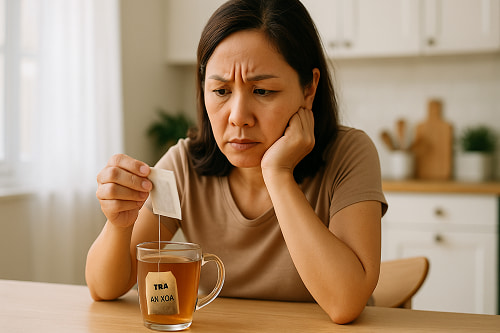Cách dùng trà túi lọc tránh tiêu chảy