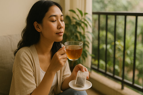 Trà túi lọc an xoa giúp giảm stress