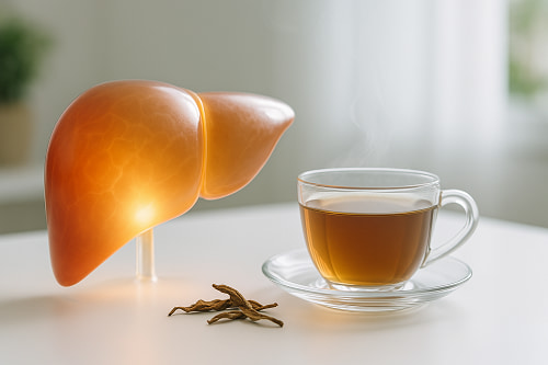 Lợi ích của trà túi lọc an xoa đối với gan