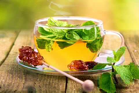 Bí quyết dùng trà bạc hà chống đầy bụng khó tiêu
