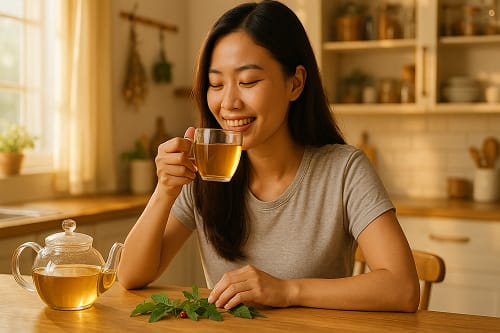 Lưu ý khi dùng trà túi lọc cà gai leo giúp mát gan
