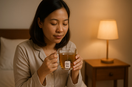 Lưu ý khi dùng trà túi lọc chè dây ngủ ngon
