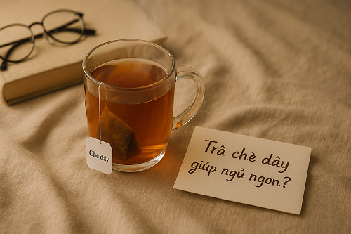 Trà túi lọc chè dây có giúp ngủ ngon không ?