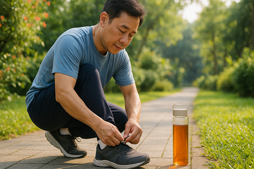 Cách dùng trà túi lọc dây thìa canh cho người tiểu đường tuýp 2