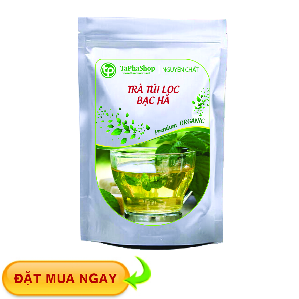 Lưu ý khi dùng trà túi lọc bạc hà tại TP.HCM