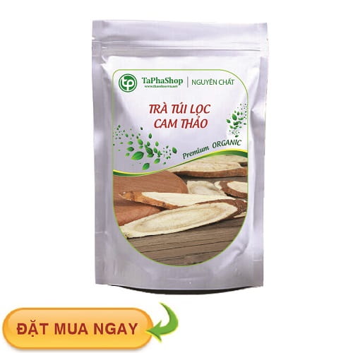 Vì sao nên uống trà túi lọc cam thảo mỗi ngày ?