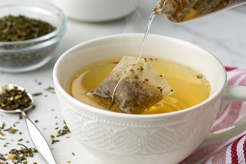 Hương vị của trà túi lọc khổ qua rừng Tấn Phát