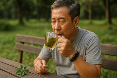 Lưu ý khi dùng trà giảo cổ lam giảm mỡ máu