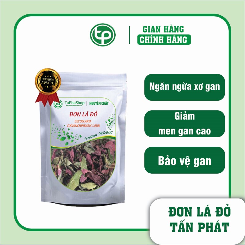 Giá bán đơn lá đỏ hỗ trợ điều trị viêm gan tại Thảo Dược Tấn Phát