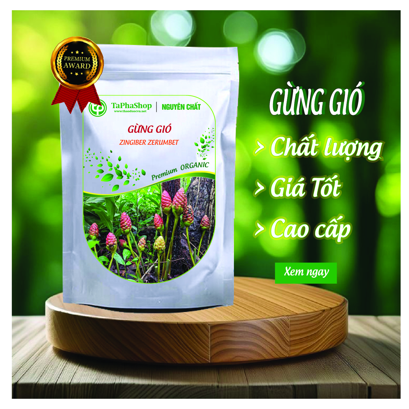 Giới thiệu sản phẩm gừng gió Tấn Phát