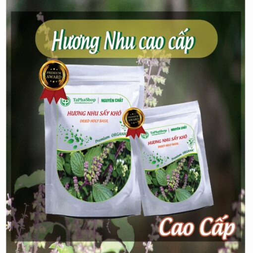 Hướng dẫn sử dụng hương nhu sấy khô hỗ trợ điều trị cảm cúm 
