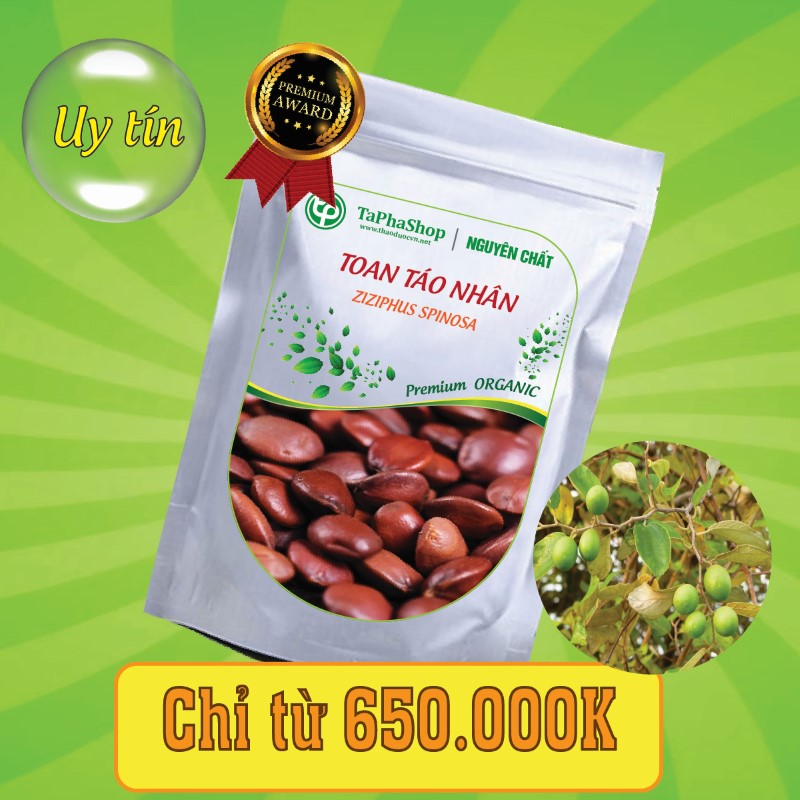 Công dụng nổi bật của toan táo nhân đối với giấc ngủ