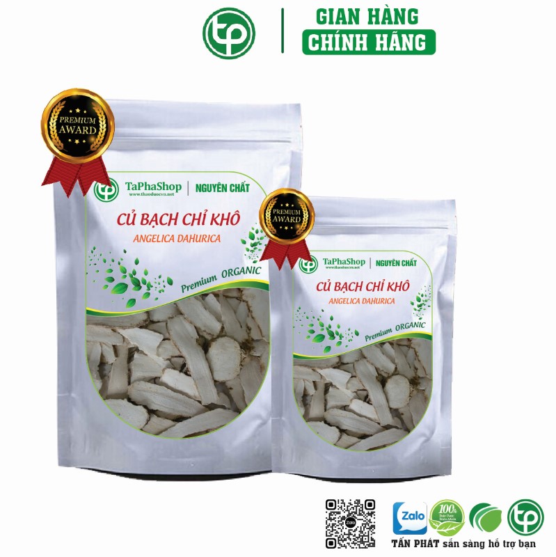 Củ bạch chỉ khô chữa cảm cúm