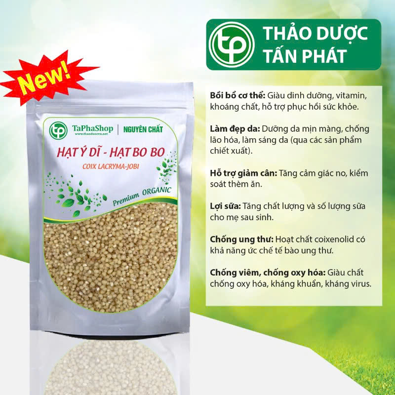 Tác dụng của hạt ý dĩ
