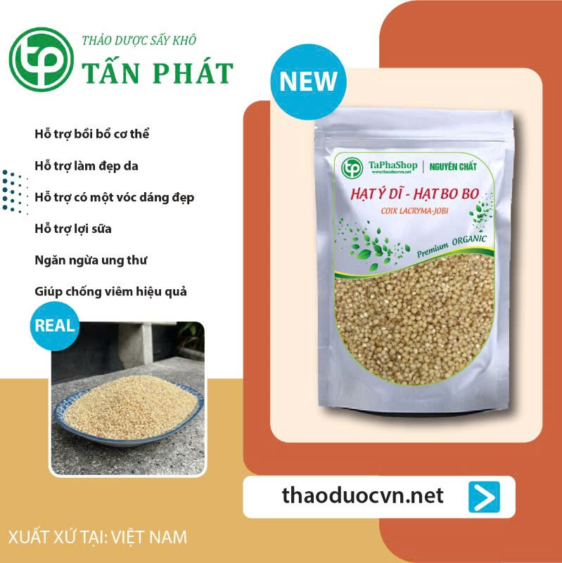 Hạt ý dĩ sấy khô chất lượng cao