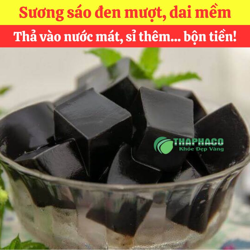 Sỉ sương sáo nguyên liệu nấu nước mát