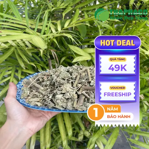 Bó cây cối xay khô đã được sơ chế sạch sẽ, sẵn sàng sử dụng