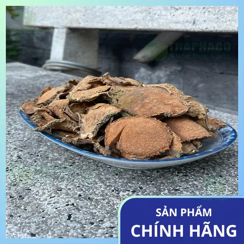 Mặt cắt ngang của quả mướp gai, tiết lộ các thành phần bên trong như thịt quả và hạt giàu dưỡng chất.