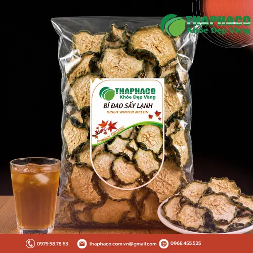 Bí đao sấy lạnh hỗ trợ thanh nhiệt