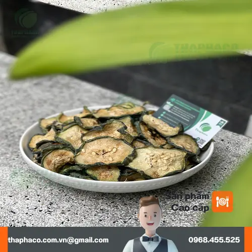 Đóng gói bí đao sấy lạnh THAPHACO