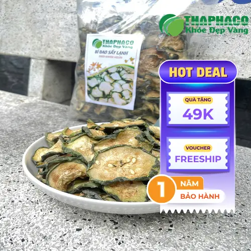 Kiểm định chất lượng và đóng gói bí đao sấy lạnh tại THAPHACO