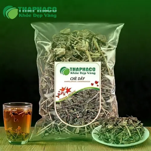 Chè dây khô loại 1 được thu hái và sơ chế tại THAPHACO