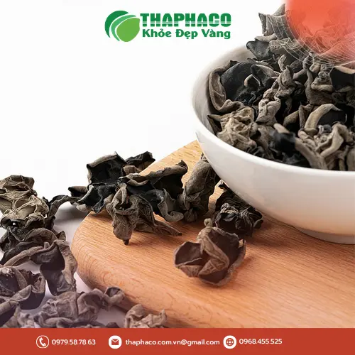 Công dụng hỗ trợ sức khỏe của mộc nhĩ