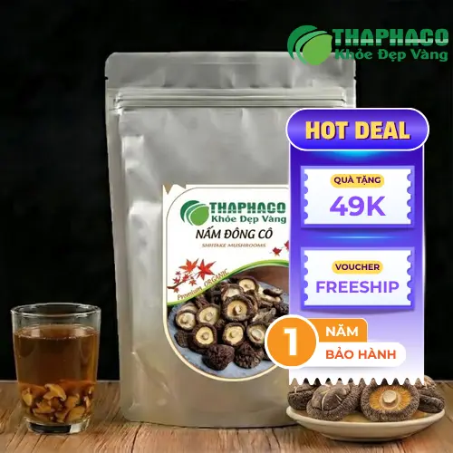 Nấm đông cô tươi và khô
